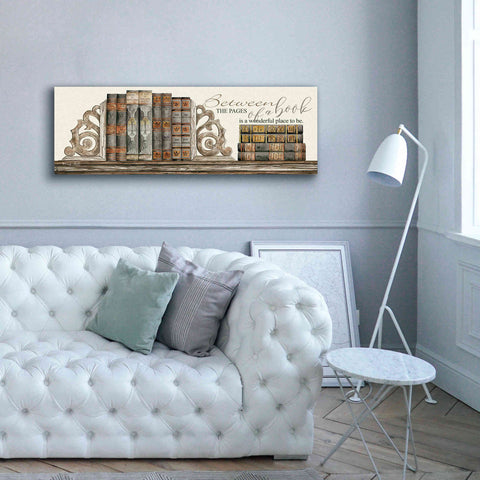 Image of 'Between the Pages of a Book' by Cindy Jacobs, Canvas Wall Art,60 x 20