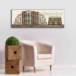 'Between the Pages of a Book' by Cindy Jacobs, Canvas Wall Art,60 x 20