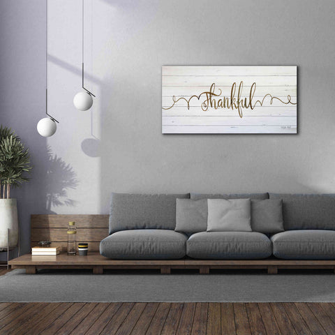 Image of 'Thankful' by Cindy Jacobs, Canvas Wall Art,60 x 30