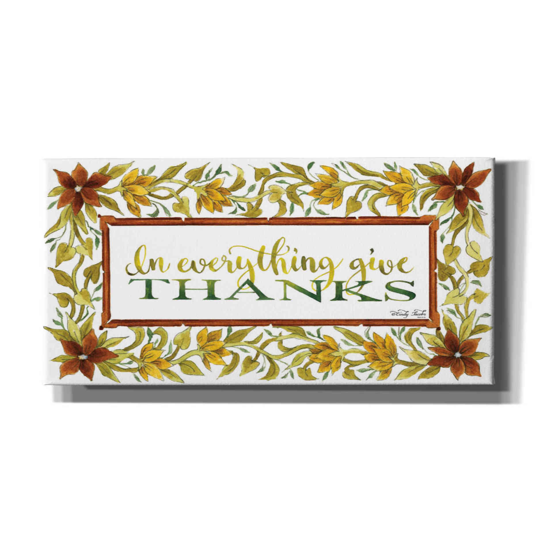 'In Everything' by Cindy Jacobs, Canvas Wall Art