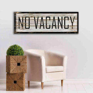 'No Vacancy' by Cindy Jacobs, Canvas Wall Art,60 x 20