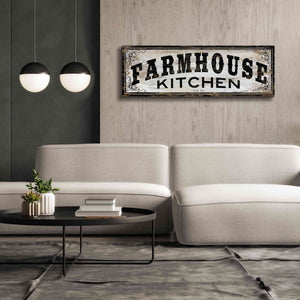 'Farmhouse Kitchen' by Cindy Jacobs, Canvas Wall Art,60 x 20