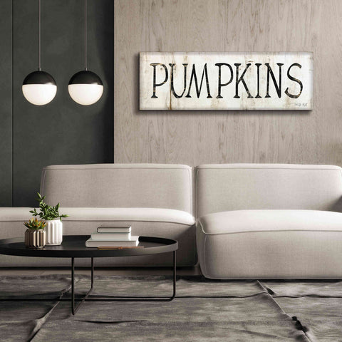 Image of 'Pumpkins' by Cindy Jacobs, Canvas Wall Art,60 x 20