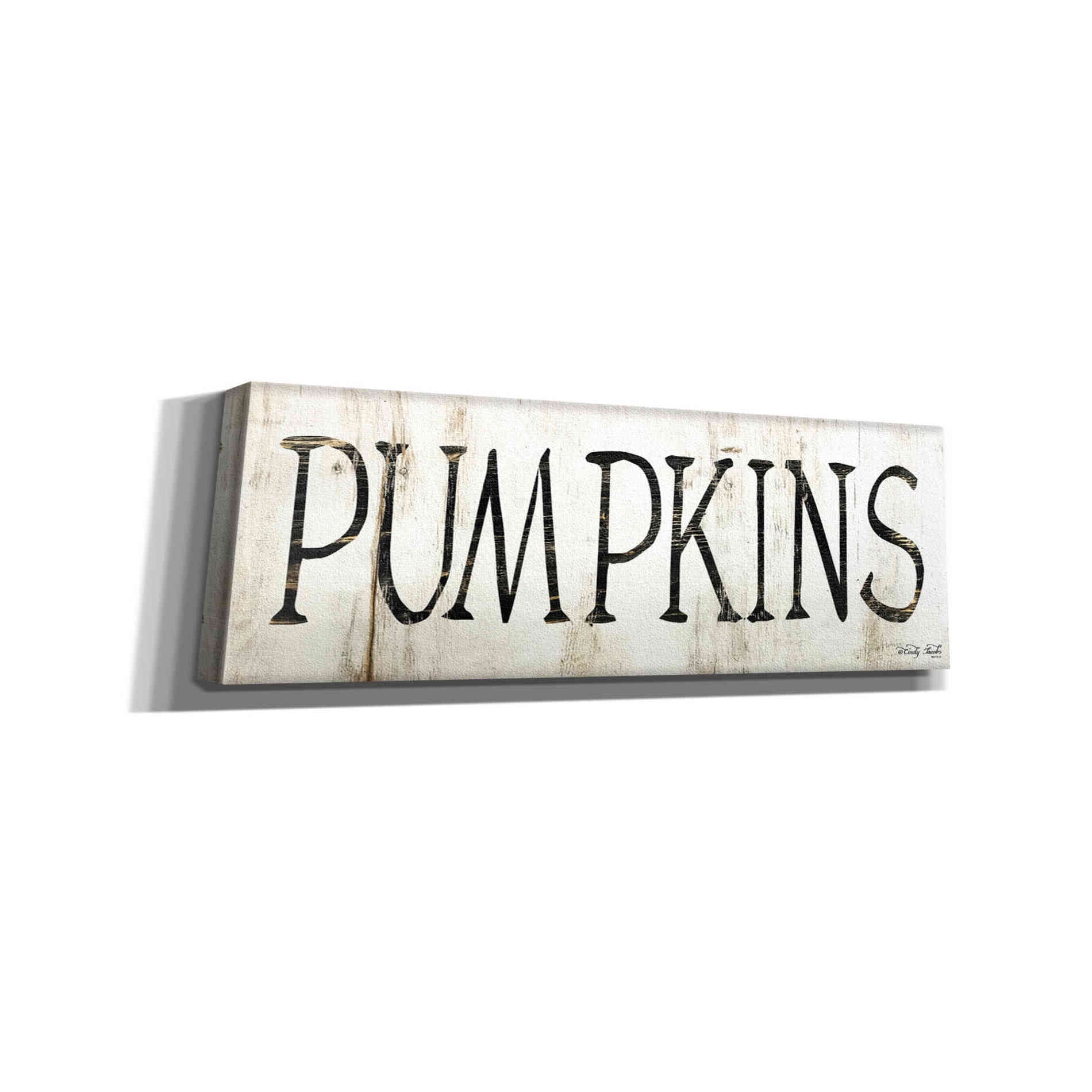'Pumpkins' by Cindy Jacobs, Canvas Wall Art