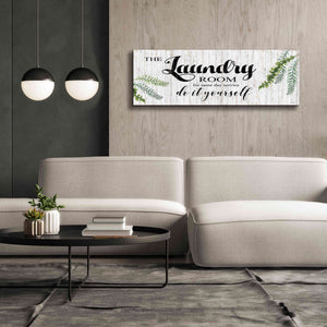 'The Laundry Room' by Cindy Jacobs, Canvas Wall Art,60 x 20