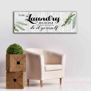 'The Laundry Room' by Cindy Jacobs, Canvas Wall Art,60 x 20