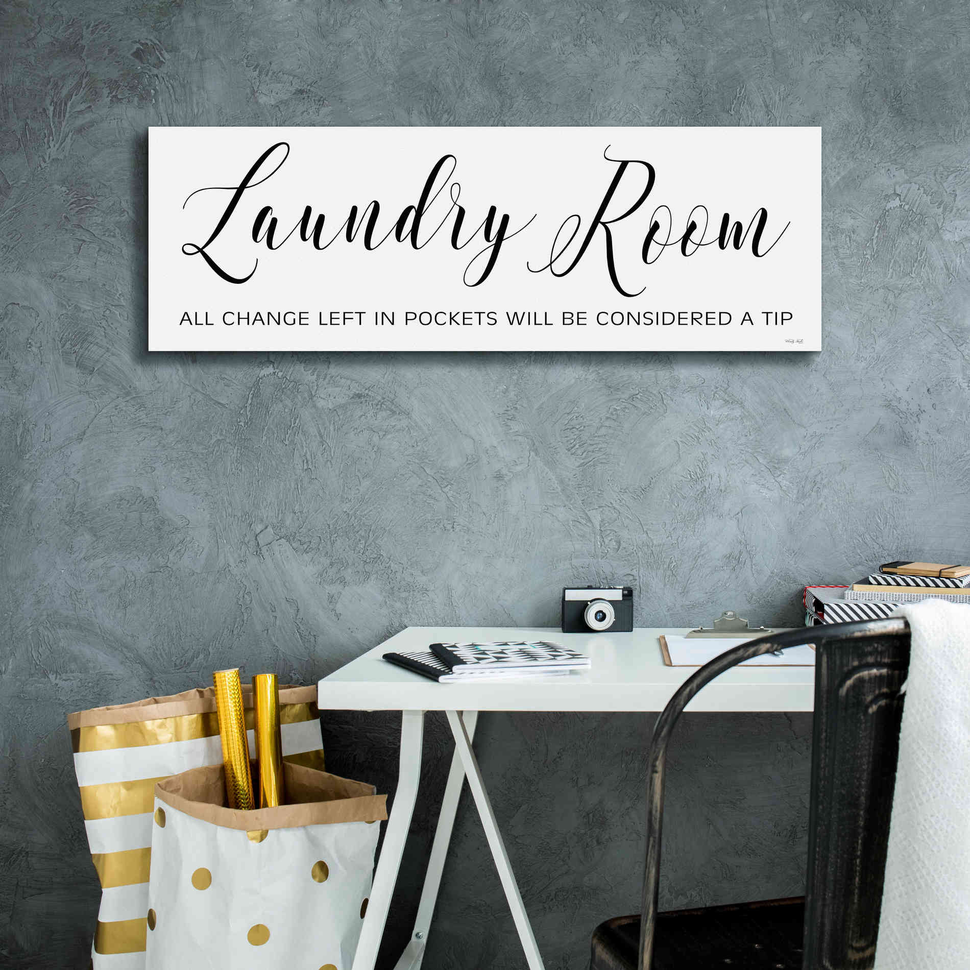 'Laundry Room' by Cindy Jacobs, Canvas Wall Art,36 x 12