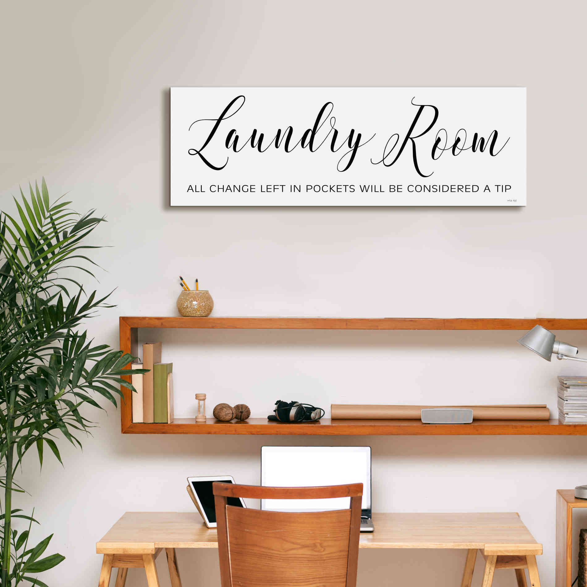 'Laundry Room' by Cindy Jacobs, Canvas Wall Art,36 x 12
