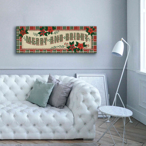 Image of 'Nostalgic Merry & Bright' by Cindy Jacobs, Canvas Wall Art,60 x 20