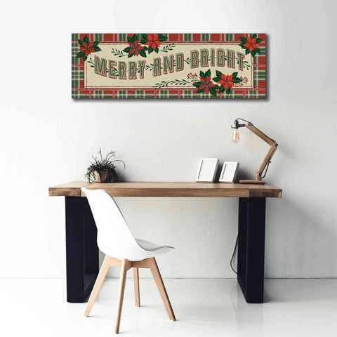 Image of 'Nostalgic Merry & Bright' by Cindy Jacobs, Canvas Wall Art,60 x 20