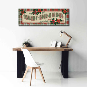 'Nostalgic Merry & Bright' by Cindy Jacobs, Canvas Wall Art,60 x 20