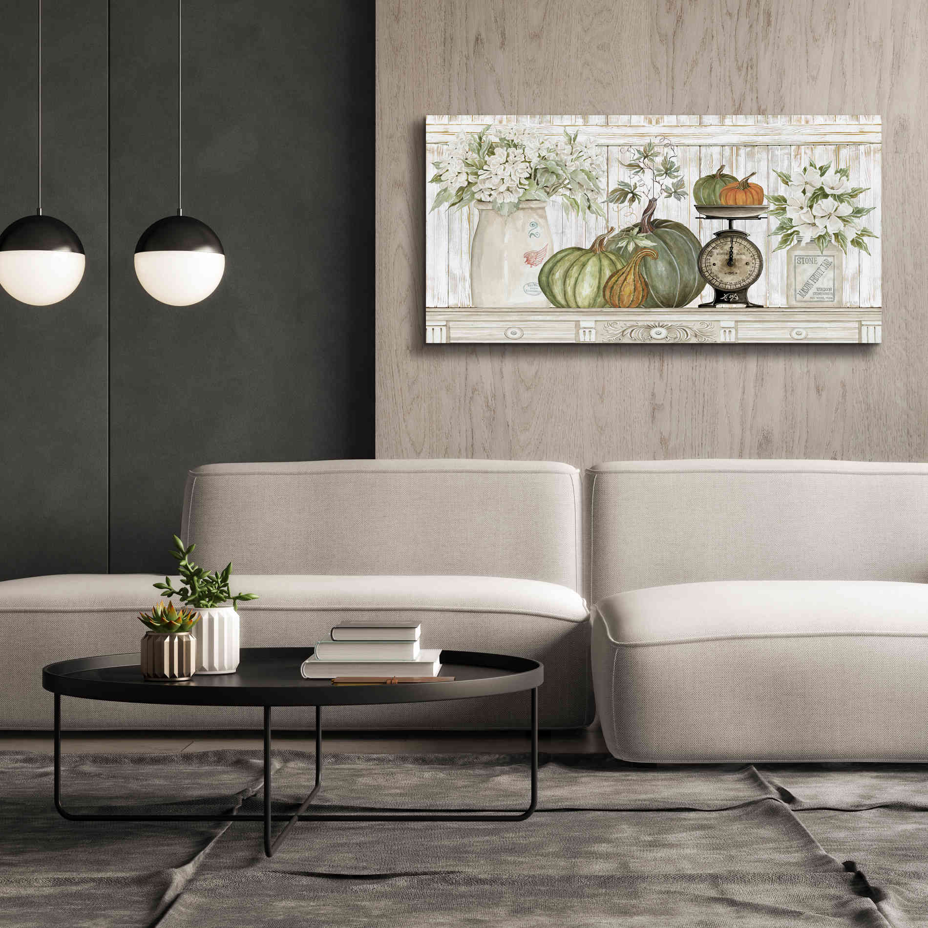 'Kitchen Harvest' by Cindy Jacobs, Canvas Wall Art,60 x 30