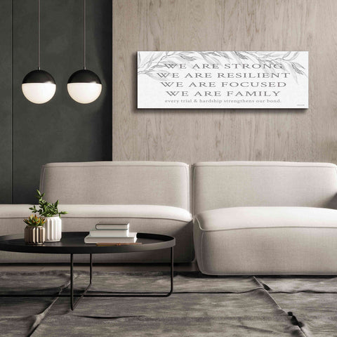 Image of 'We Are Family' by Cindy Jacobs, Canvas Wall Art,60 x 20
