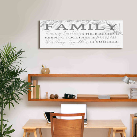Image of 'Family Coming Together' by Cindy Jacobs, Canvas Wall Art,36 x 12