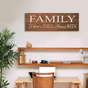 'Family Sign' by Cindy Jacobs, Canvas Wall Art,36 x 12