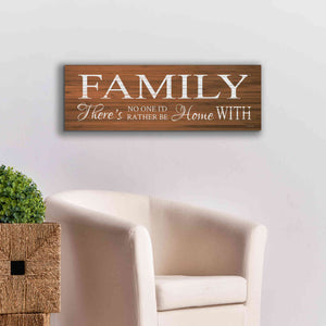 'Family Sign' by Cindy Jacobs, Canvas Wall Art,36 x 12