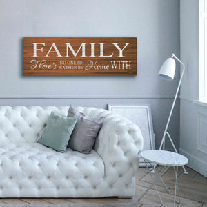 'Family Sign' by Cindy Jacobs, Canvas Wall Art,60 x 20