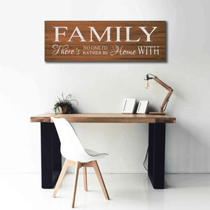 'Family Sign' by Cindy Jacobs, Canvas Wall Art,60 x 20