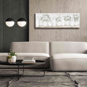 'White Simplicity' by Cindy Jacobs, Canvas Wall Art,60 x 20