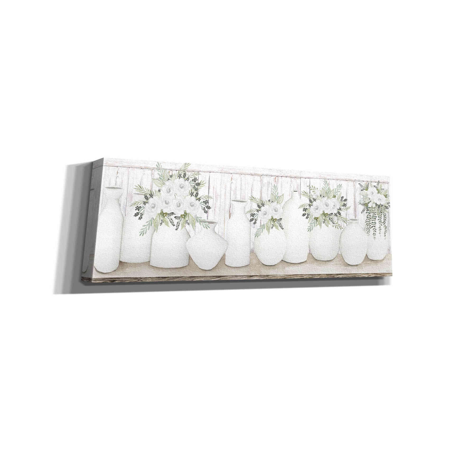 'White Simplicity' by Cindy Jacobs, Canvas Wall Art