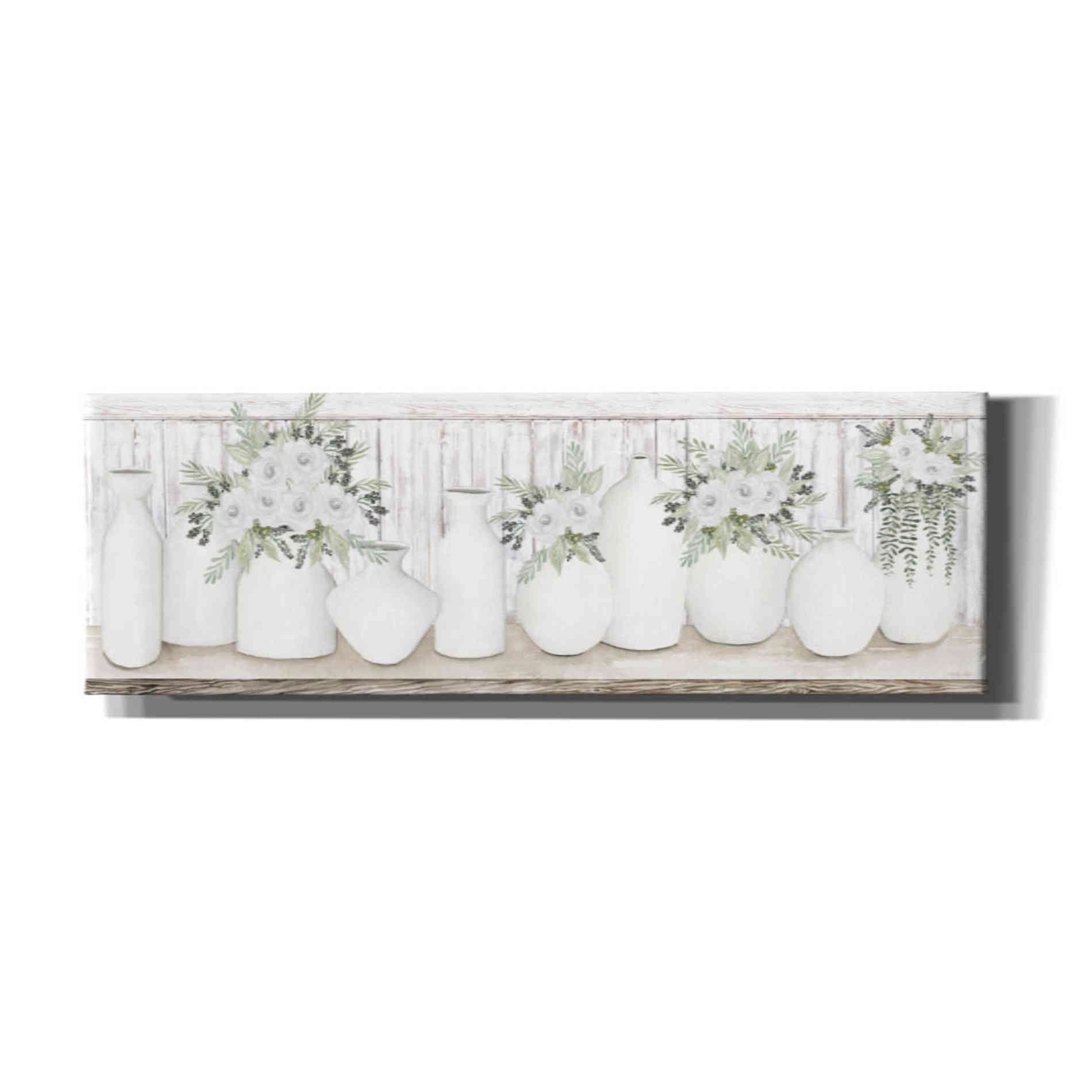 'White Simplicity' by Cindy Jacobs, Canvas Wall Art