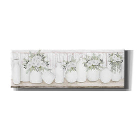 'White Simplicity' by Cindy Jacobs, Canvas Wall Art