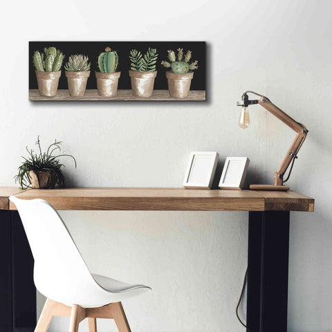 Image of 'Cactus Row' by Cindy Jacobs, Canvas Wall Art,36 x 12