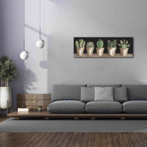 'Cactus Row' by Cindy Jacobs, Canvas Wall Art,60 x 20