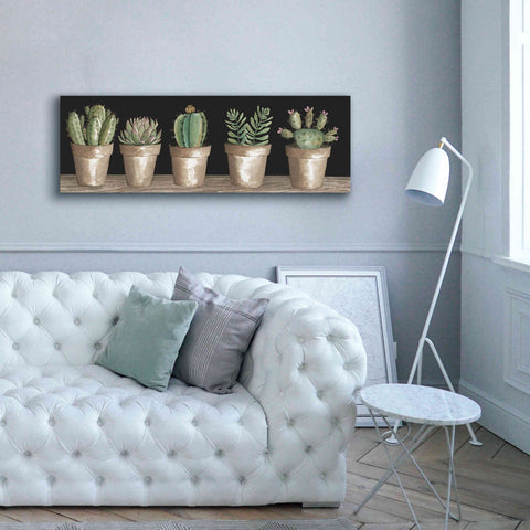 Image of 'Cactus Row' by Cindy Jacobs, Canvas Wall Art,60 x 20