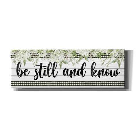 Image of 'Be Still & Know' by Cindy Jacobs, Canvas Wall Art
