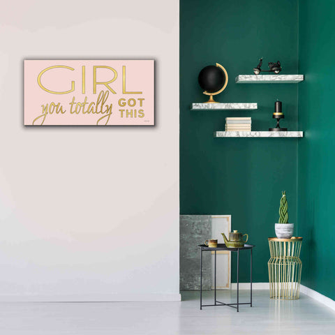 Image of 'Girl You Totally Got This' by Cindy Jacobs, Canvas Wall Art,40 x 20