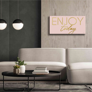 'Enjoy Today' by Cindy Jacobs, Canvas Wall Art,40 x 20