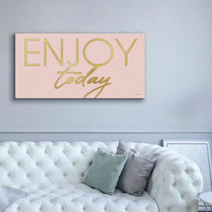'Enjoy Today' by Cindy Jacobs, Canvas Wall Art,60 x 30