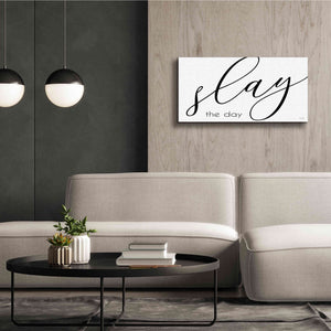 'Slay the Day' by Cindy Jacobs, Canvas Wall Art,40 x 20