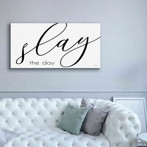 'Slay the Day' by Cindy Jacobs, Canvas Wall Art,60 x 30