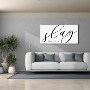 'Slay the Day' by Cindy Jacobs, Canvas Wall Art,60 x 30