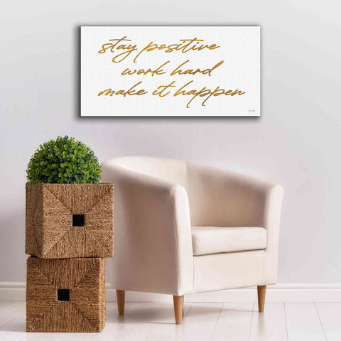 Image of 'Stay Positive' by Cindy Jacobs, Canvas Wall Art,40 x 20