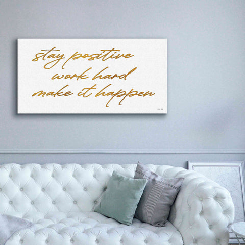 Image of 'Stay Positive' by Cindy Jacobs, Canvas Wall Art,60 x 30
