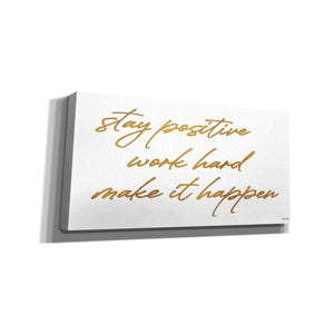 'Stay Positive' by Cindy Jacobs, Canvas Wall Art