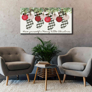 'Have Yourself Ornaments' by Cindy Jacobs, Canvas Wall Art,60 x 30