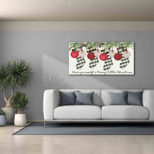 'Have Yourself Ornaments' by Cindy Jacobs, Canvas Wall Art,60 x 30