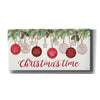 'Christmas Time Ornaments' by Cindy Jacobs, Canvas Wall Art