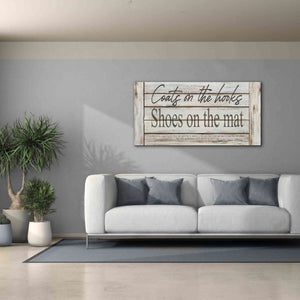 'Mud Room Rules' by Cindy Jacobs, Canvas Wall Art,60 x 30