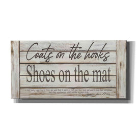 'Mud Room Rules' by Cindy Jacobs, Canvas Wall Art