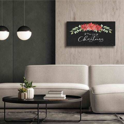 Image of 'Merry Christmas Simply' by Cindy Jacobs, Canvas Wall Art,40 x 20