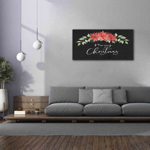 'Merry Christmas Simply' by Cindy Jacobs, Canvas Wall Art,60 x 30