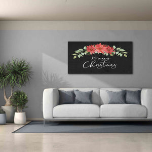 'Merry Christmas Simply' by Cindy Jacobs, Canvas Wall Art,60 x 30