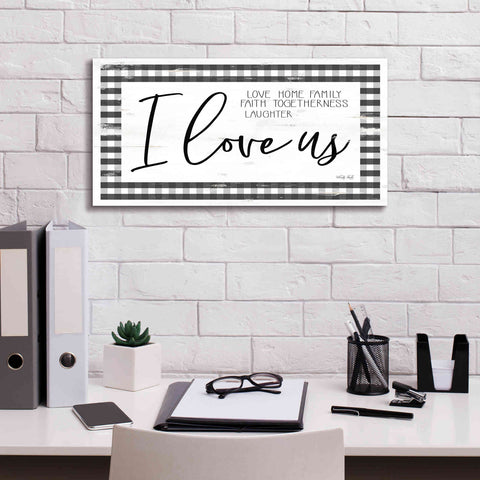 Image of 'I Love Us' by Cindy Jacobs, Canvas Wall Art,24 x 12