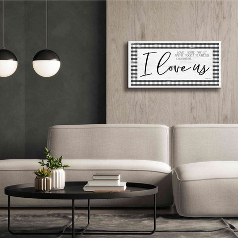 Image of 'I Love Us' by Cindy Jacobs, Canvas Wall Art,40 x 20