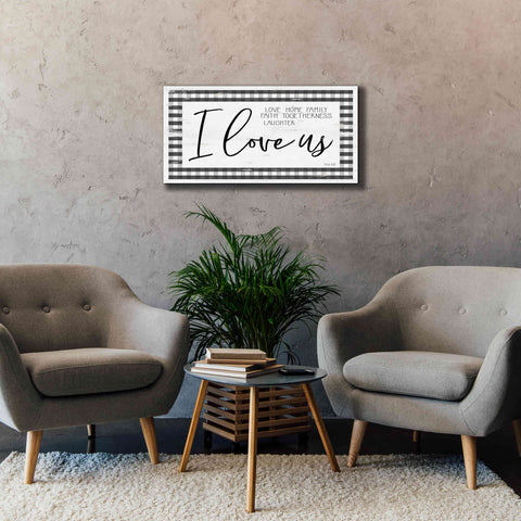 Image of 'I Love Us' by Cindy Jacobs, Canvas Wall Art,40 x 20